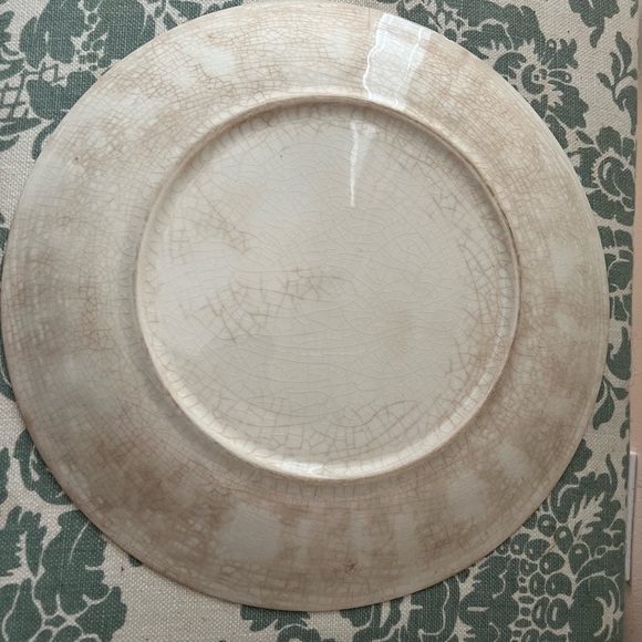 Floral Decorative Plate with Red Roses - Picture 2 of 2